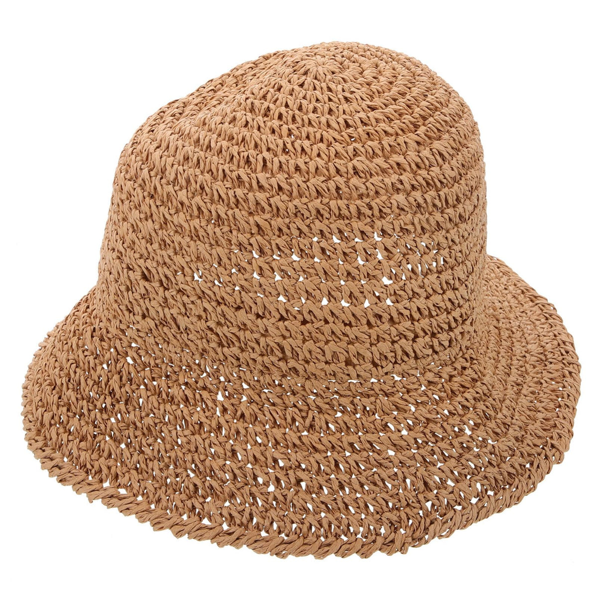 SAFIGLE floppy straw hat with wide brim for sun protection