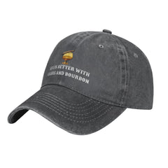 Saftbak men dad cap in deep heather for relaxed comfort.