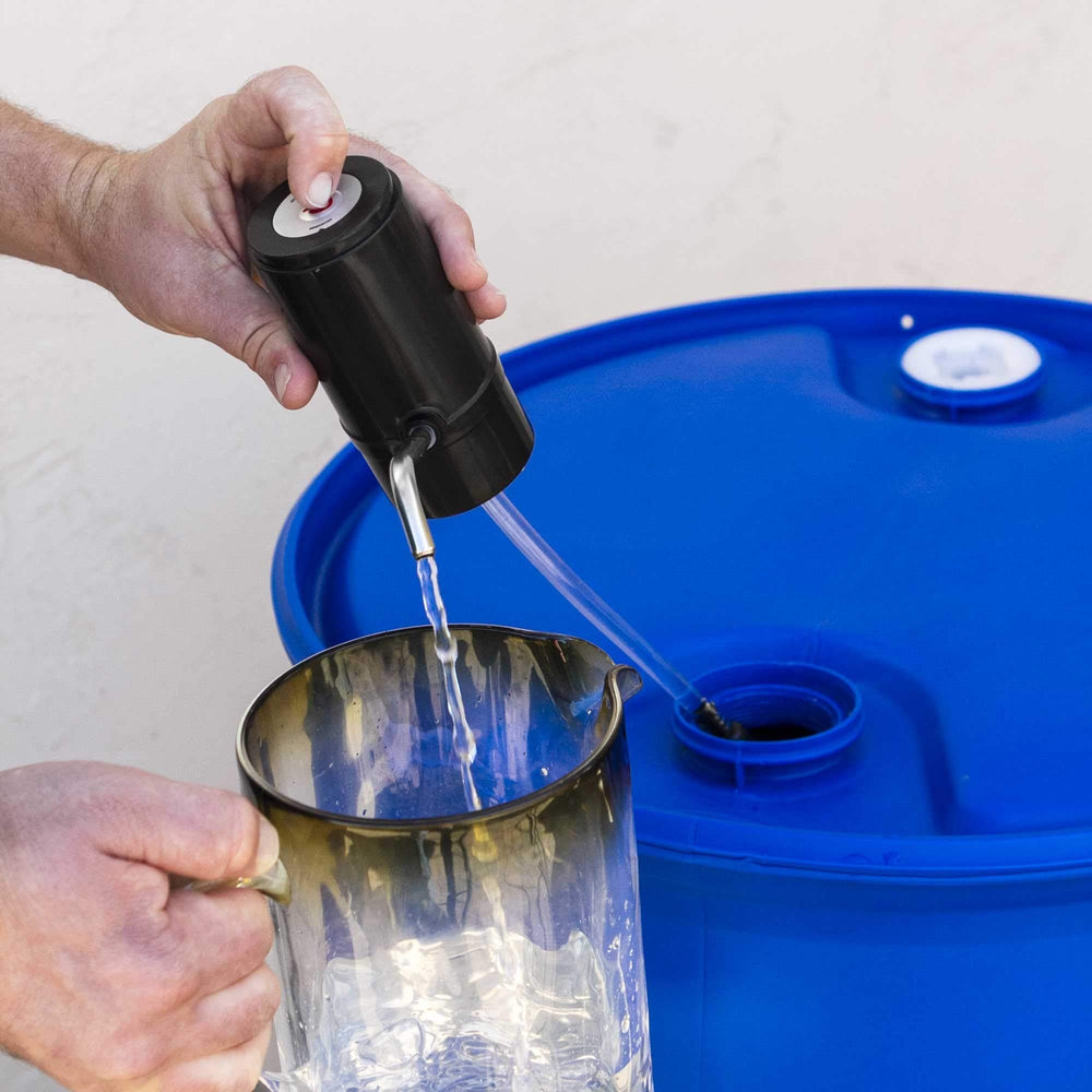 AquaDrum filters up to 250 gallons per cartridge for extended readiness.