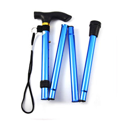 SagaSave foldable walking stick extended for outdoor trekking and stable support