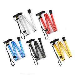 SagaSave foldable walking stick folded compact for travel and storage