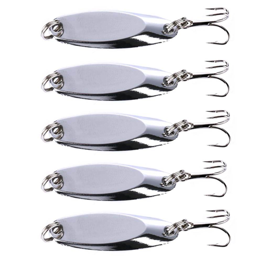 SagaSave spoon-shaped lure in gold 5g for deeper-water targets.