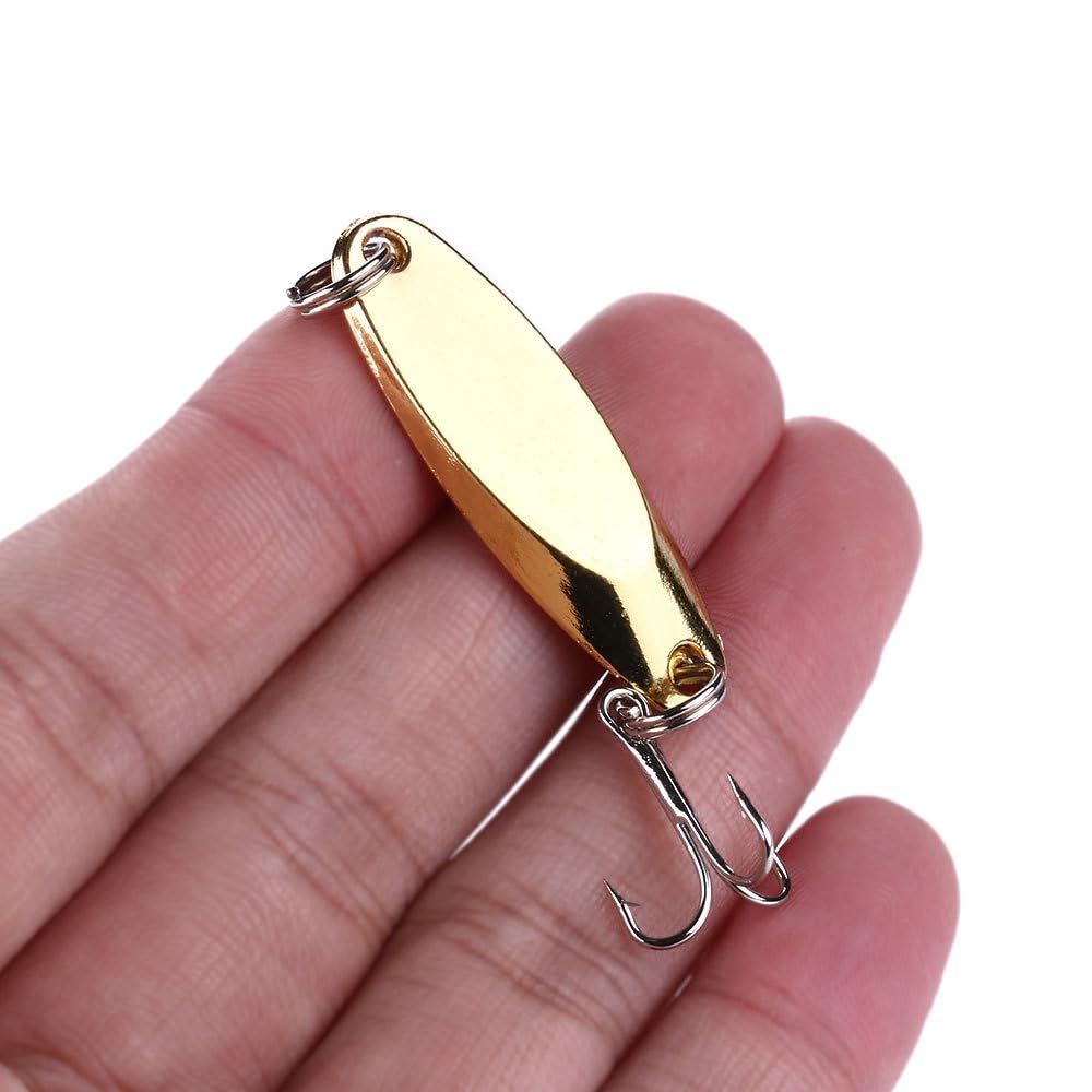 SagaSave spoon-shaped gold lure packaging shown for easy storage