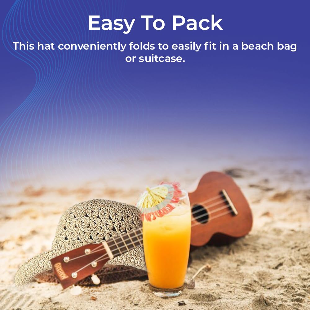 SAGEFINDS packable design folds into a beach bag or suitcase.