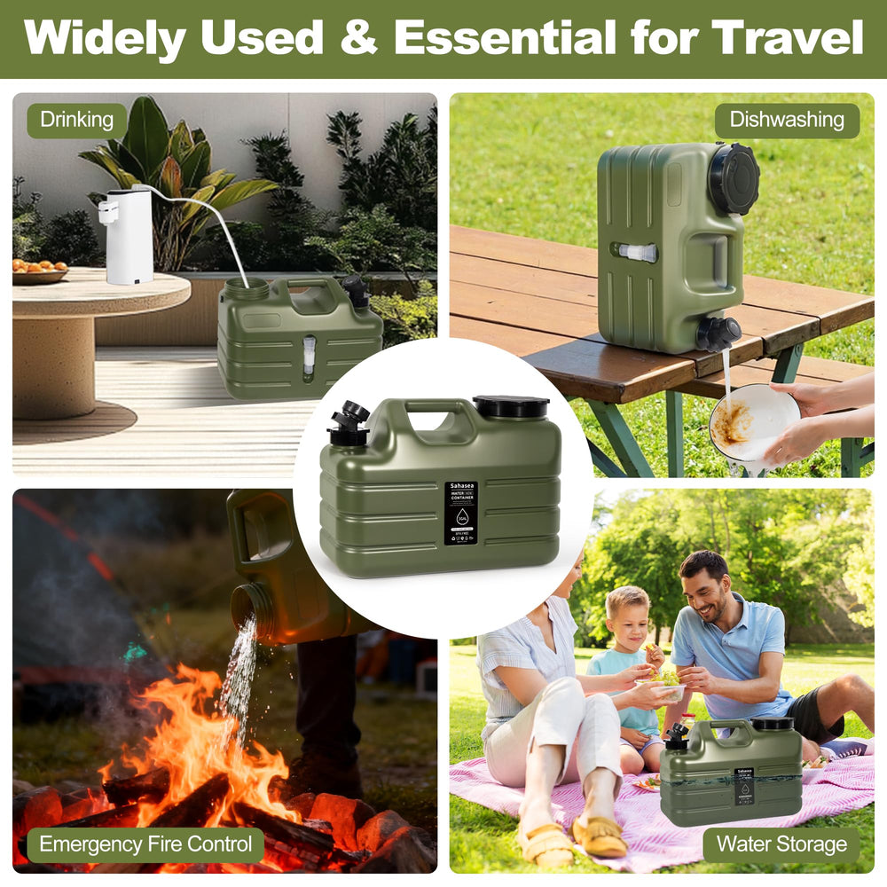 Sahasea BPA-free PE material keeps water safe and odor-free.