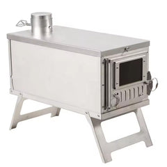 SAILINGFLO portable wood stove camping kit—compact all-in-one heating and cooking solution.