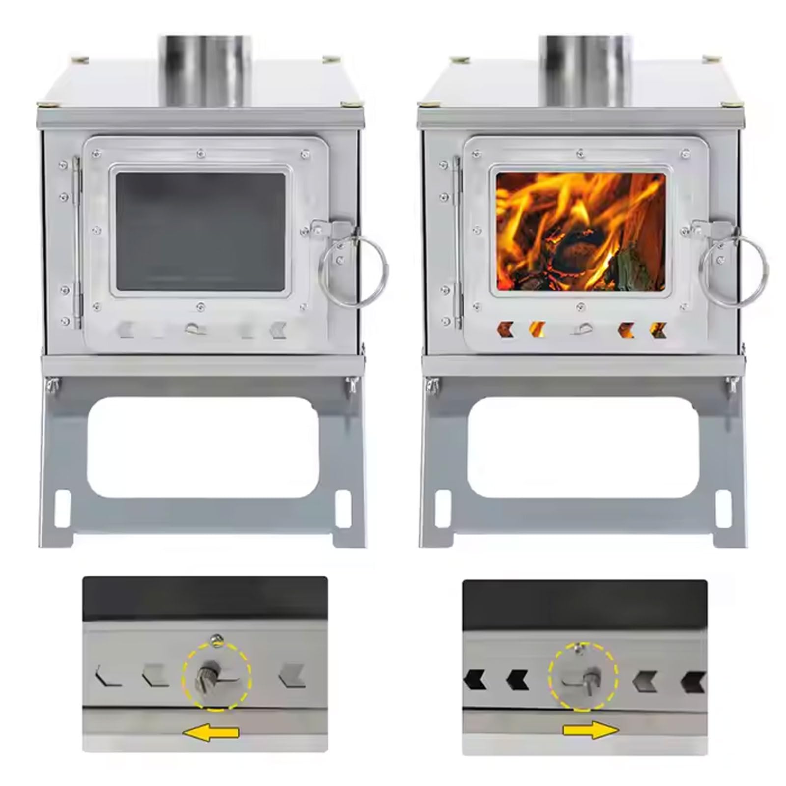 SAILINGFLO spark arrestor—enhanced tent safety during camp cooking.