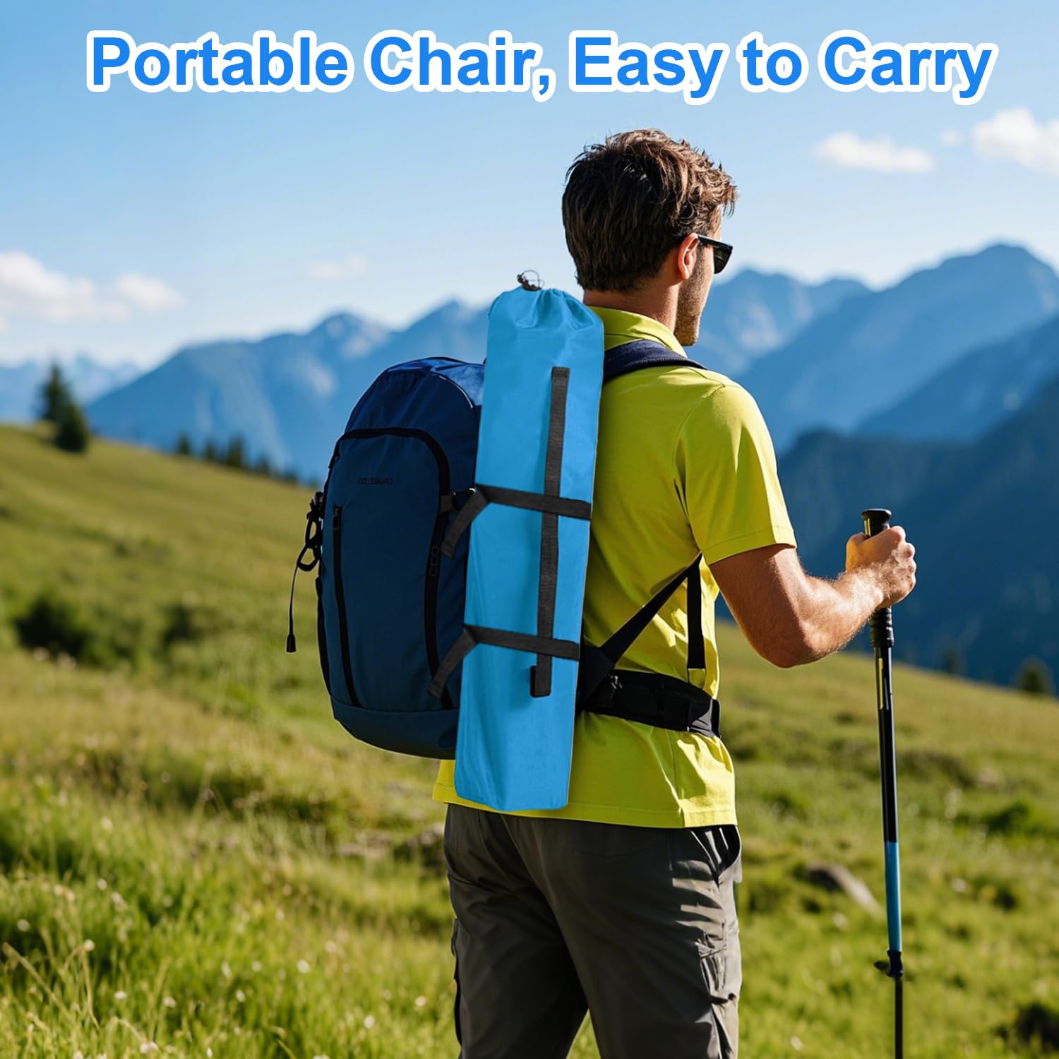 SAILARY folding-camping-chair waterproof-fabric resists spills and dirt.