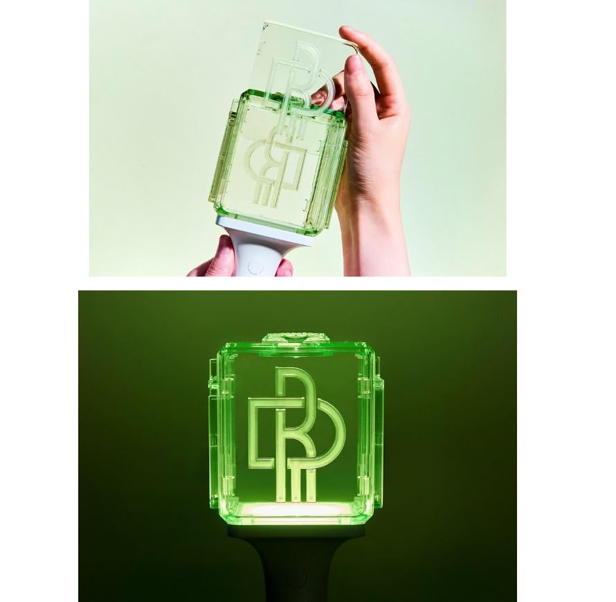 Dreamus NCT Dream Light Stick Ver.2 Green user-guide provides quick setup tips.