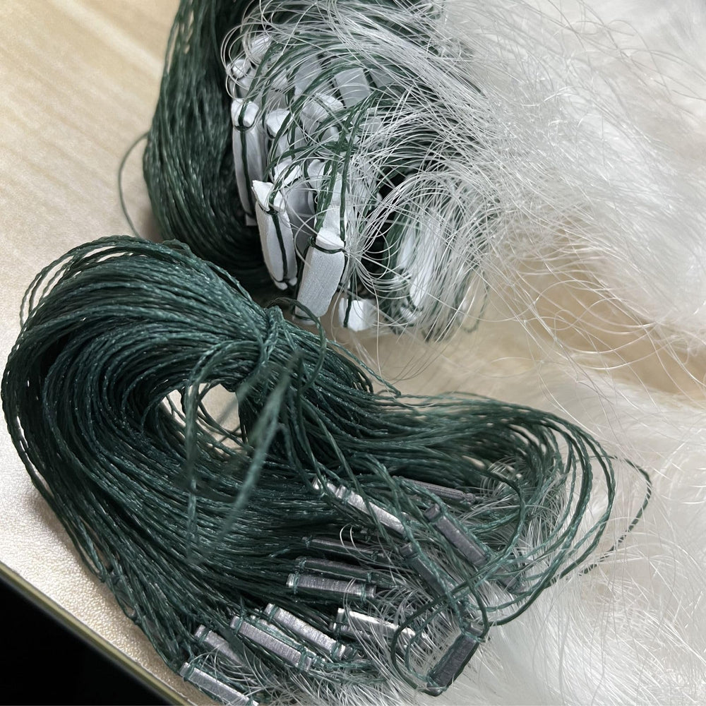 Nylon trap sinking feature of the Saim cast net