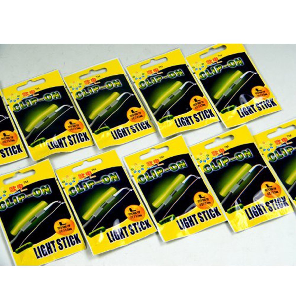 Dry type snap glow sticks packaging indicating 50 bags per lot