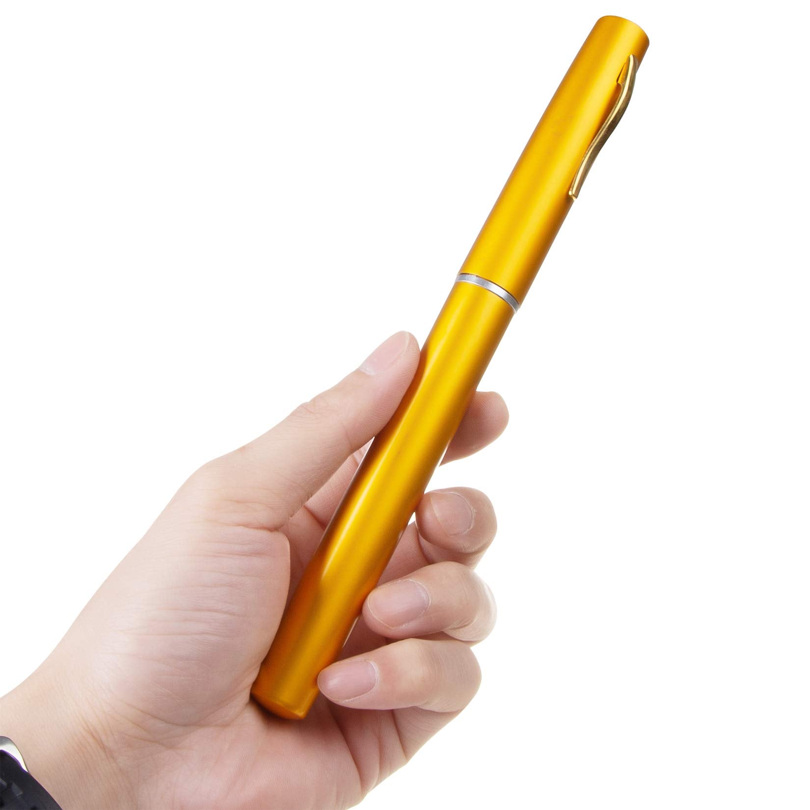 Pen-sized fishing rod suitable for pocket or glove box