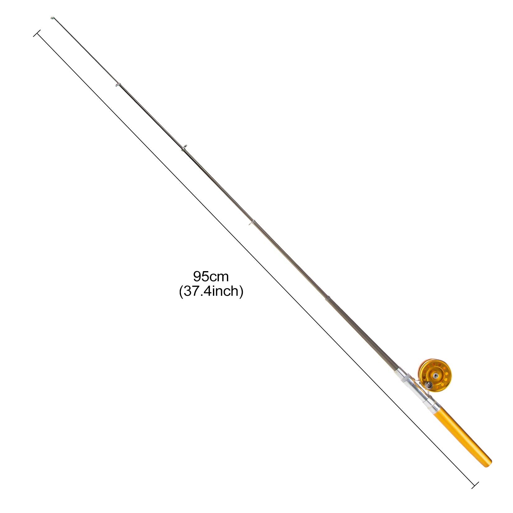Carrying case and packaging for Saim 36In fishing rod