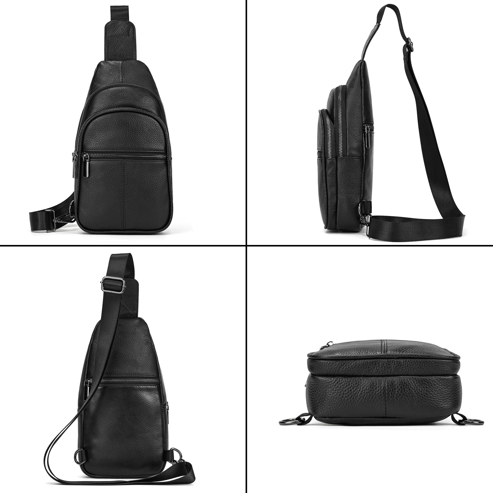 SAIION 9342 black metal zipper conveys smooth operation and durability.