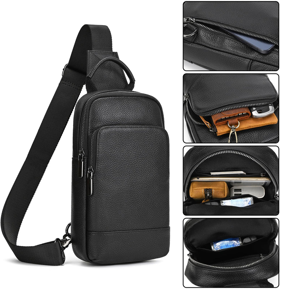 SAIION daily-use sling bag packed for work and outings