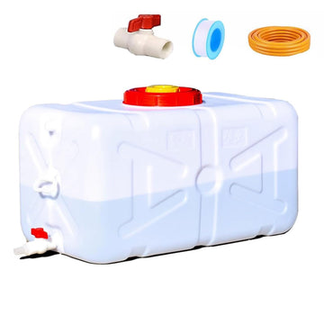 SAJIED 4Gallon water tank with spigot for easy outdoor water access