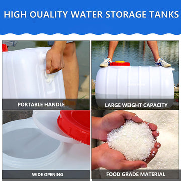 SAJIED translucent water tank shows water level at a glance during trips