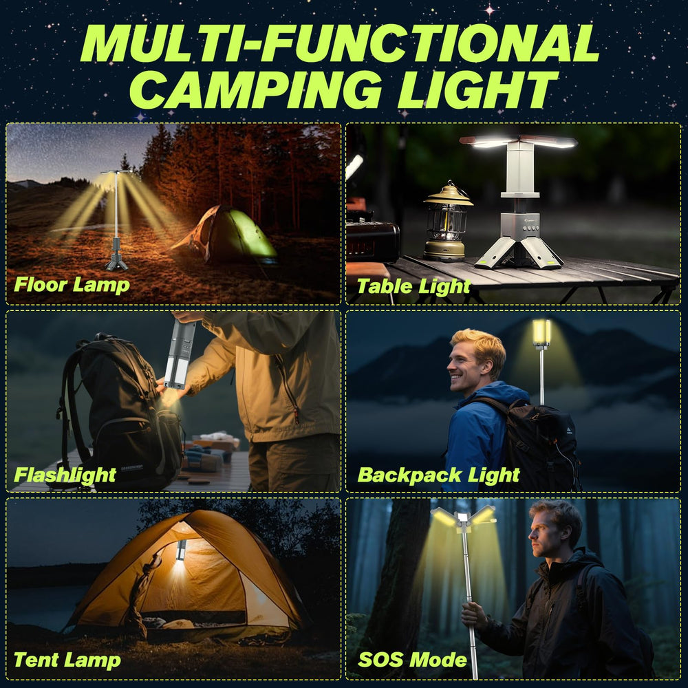 SakerPlus emergency outdoor lighting supports home power outage readiness.