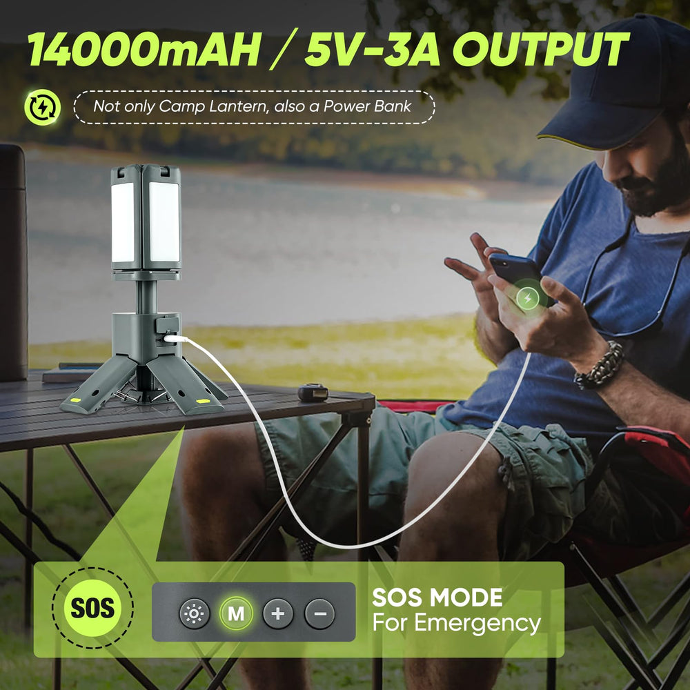 SakerPlus IPX5 durable lantern withstands rain during outdoor adventures.