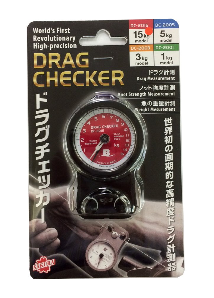 Sakurai DC2015 BOUZ Drag Checker close-up dial