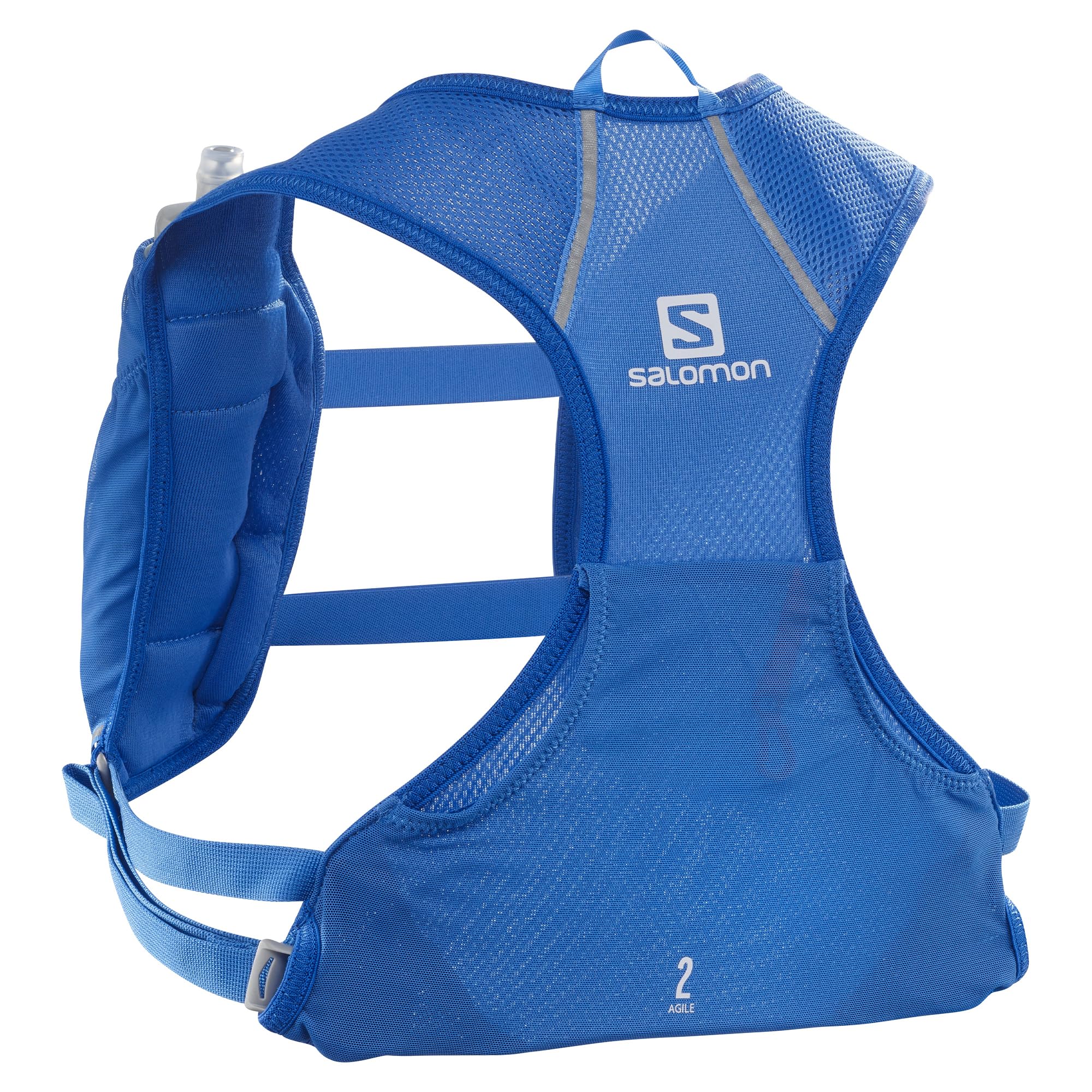 Salomon Agile 2 Set with 500ml bottles for quick hydration on urban runs.