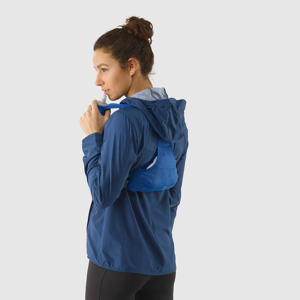 Salomon Agile 2 Set 3-point attachment supports freedom of movement.