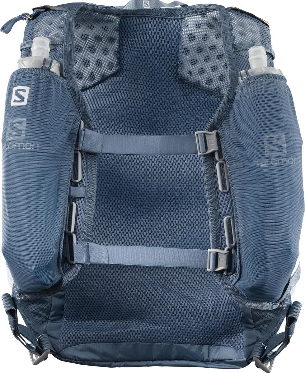 Salomon AGILE 12 in action on rugged trail with stable support