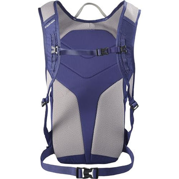 Salomon Trailblazer 10 back panel shows 3D padded back for breathable comfort.