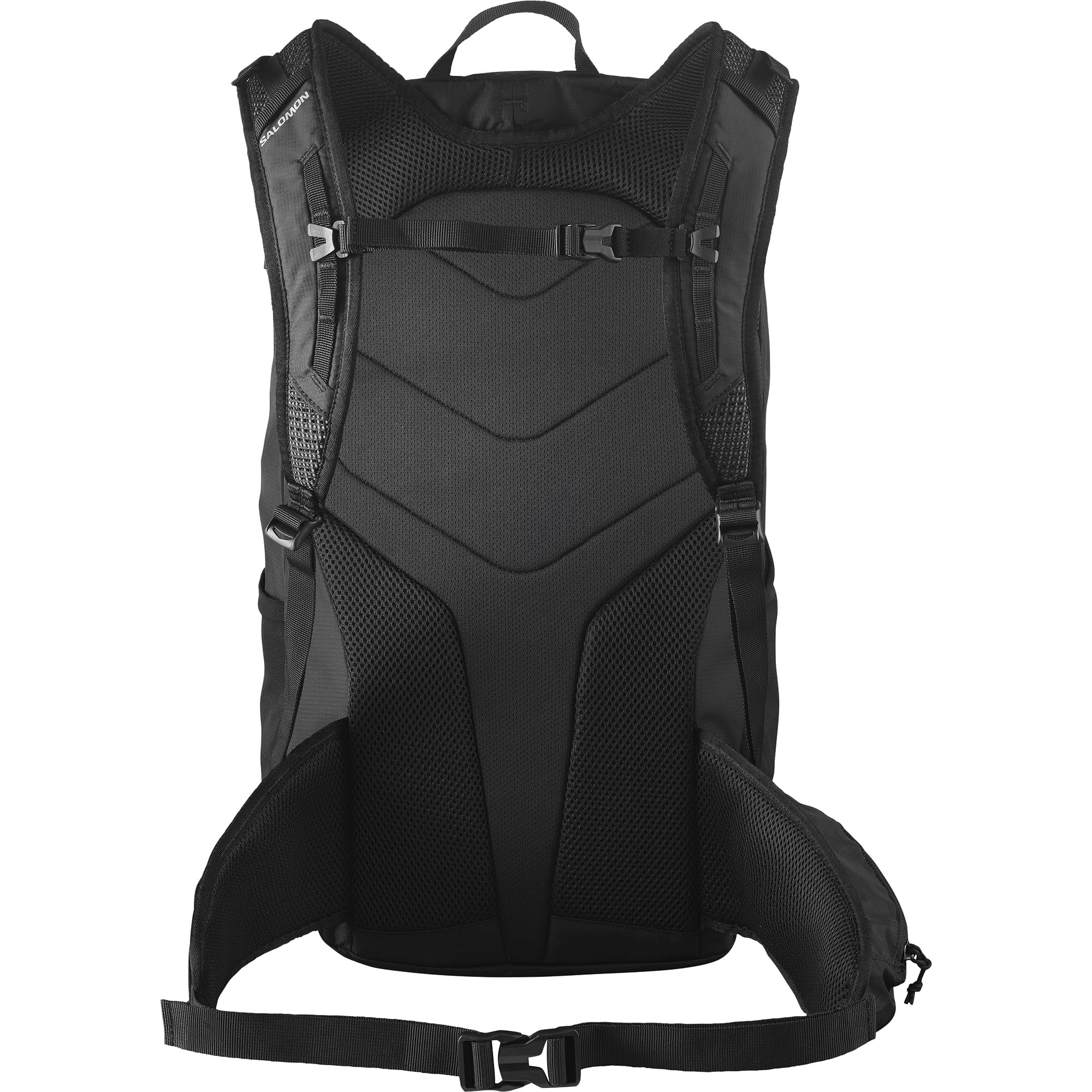 Salomon Trailblazer 30 back system with 3D padding for breathable wear.