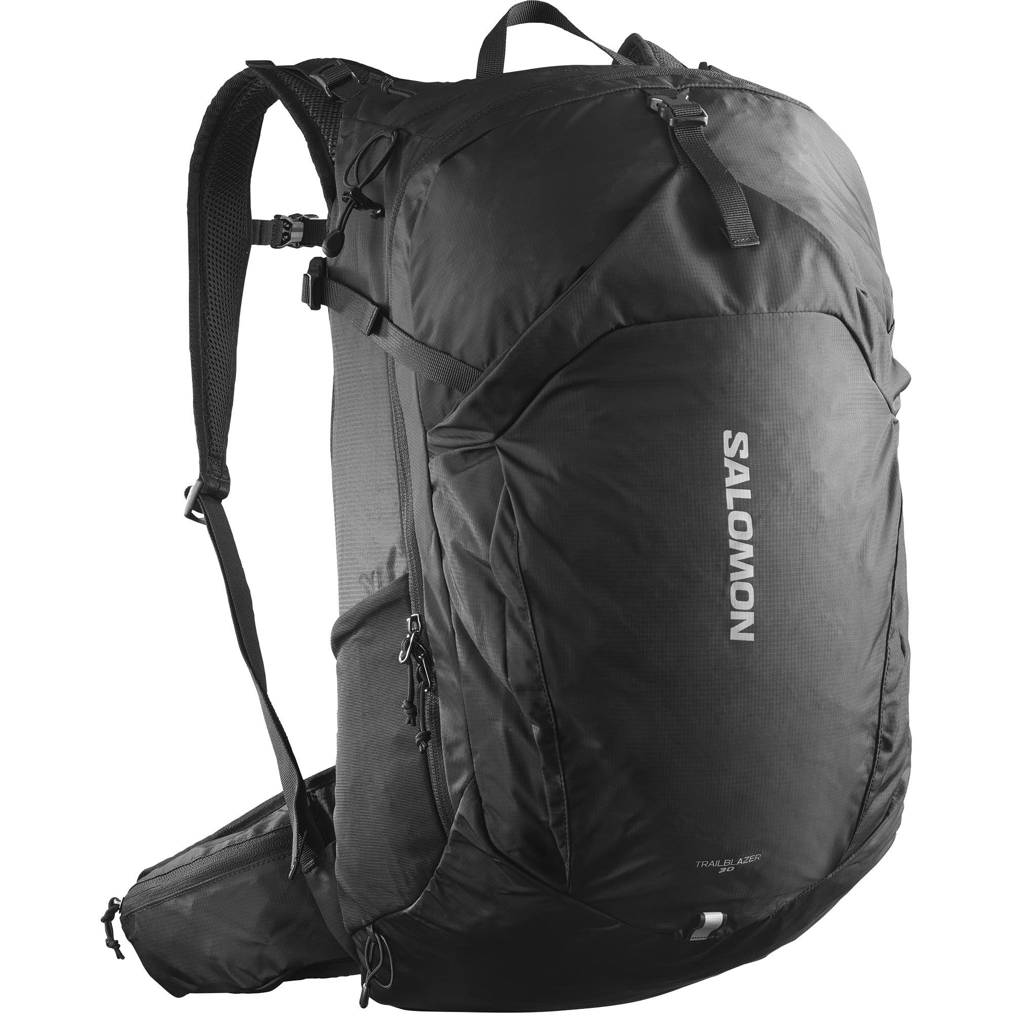 Salomon Trailblazer 30 backpack front view for everyday hiking comfort.