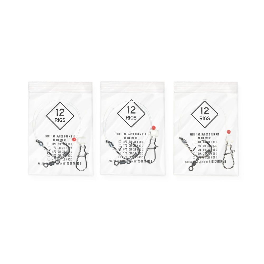 Hand-tied Salt Tide rig with snelled 6/0 circle hook for reliability.