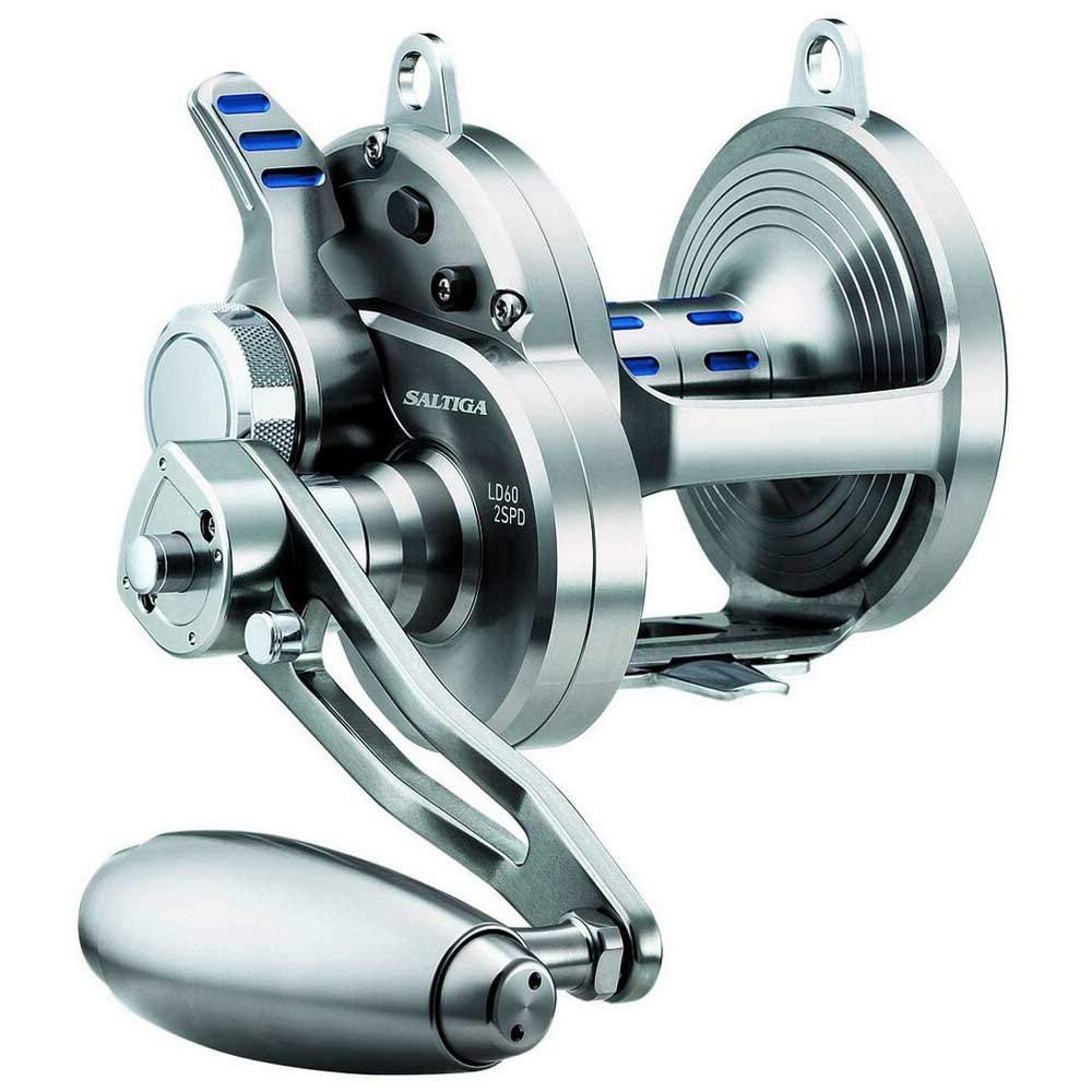 Daiwa Saltiga Lever Drag 2-Speed Reel - front view