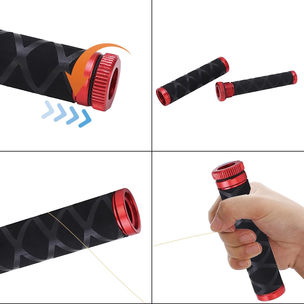 Saltwater knot tool in use