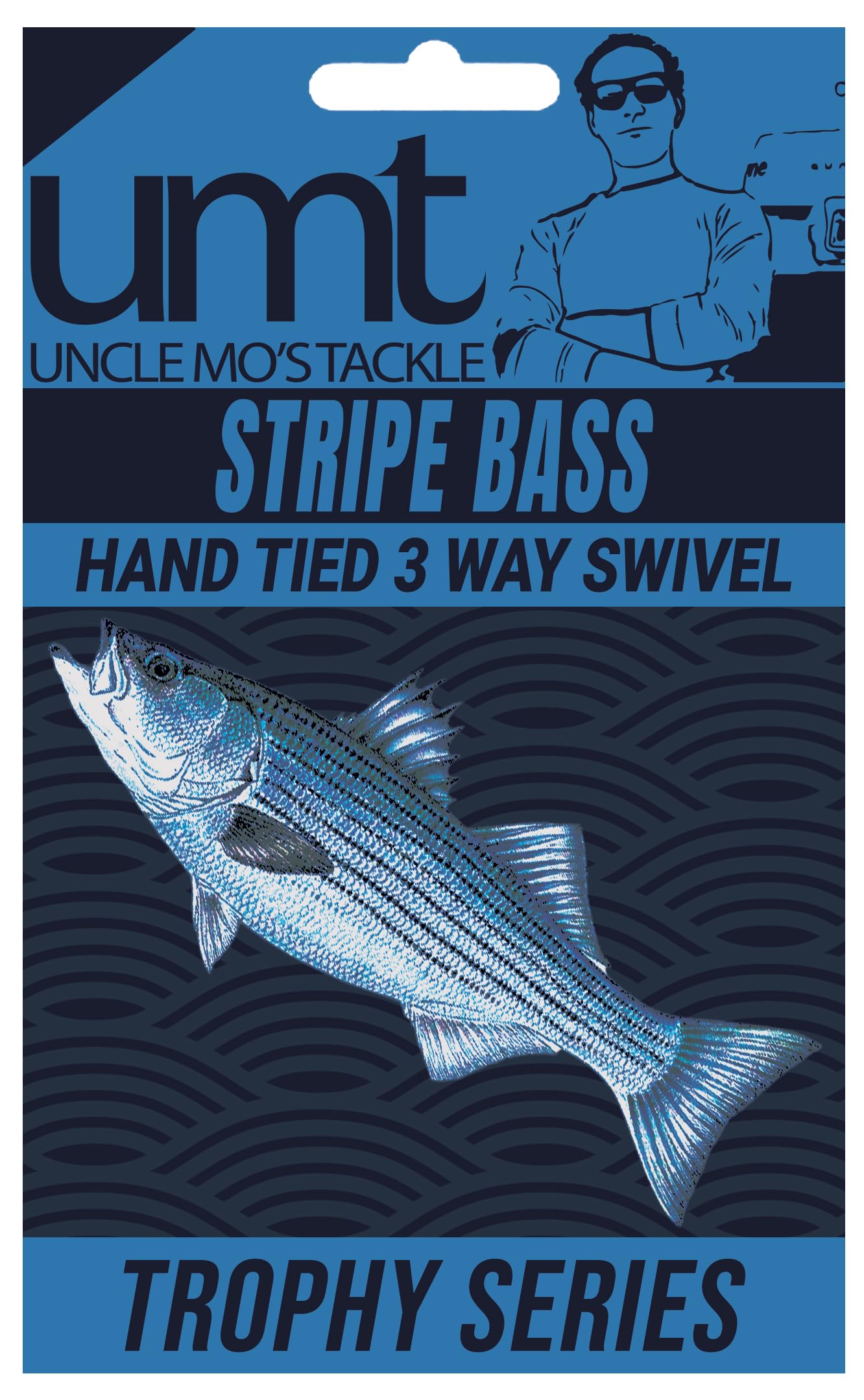 Saltwater fishing rig designed for enhanced bait presentation