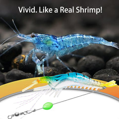 Glow-in-the-dark saltwater shrimp lure - color 2