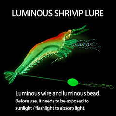 Glow-in-the-dark saltwater shrimp lure - color 3
