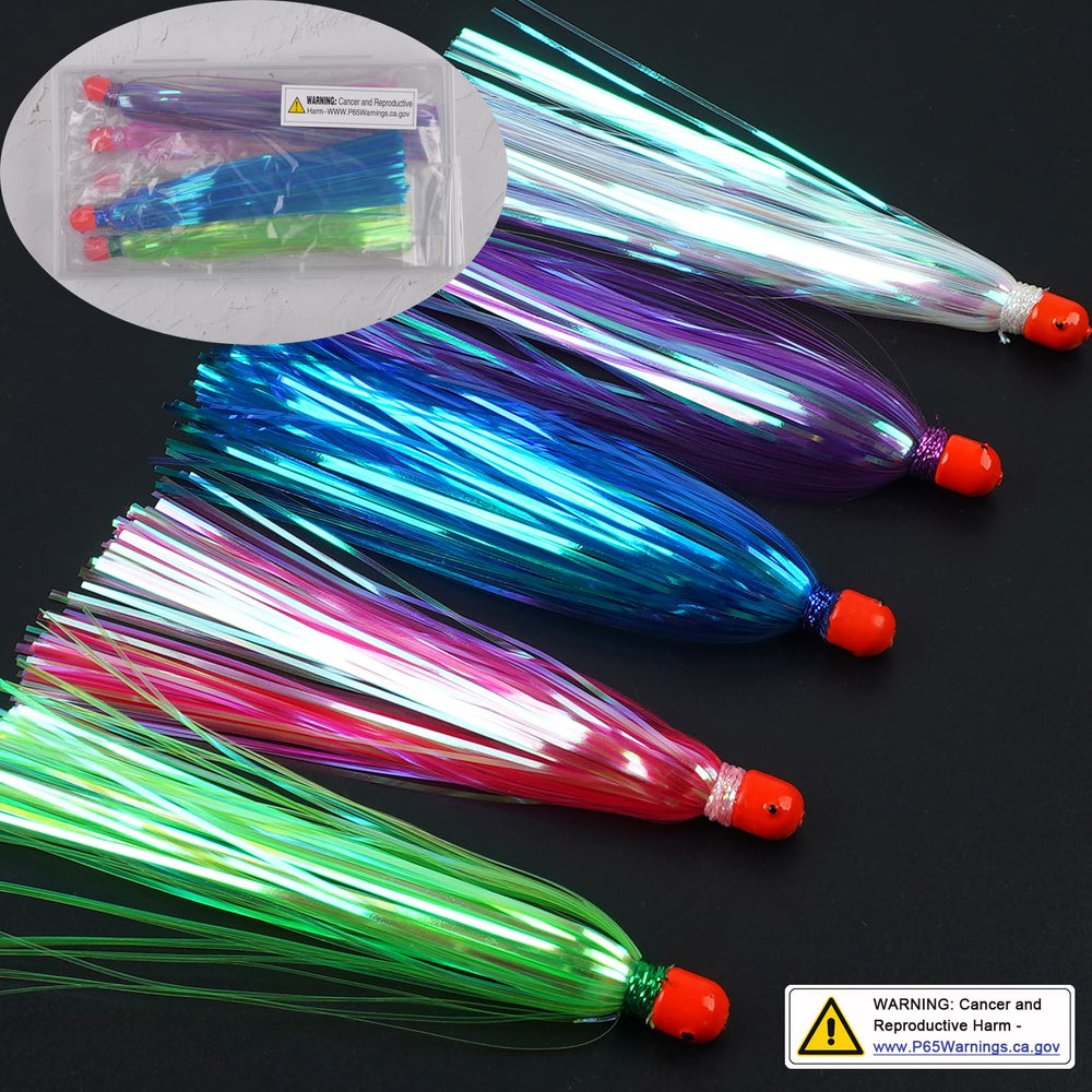 Versatile saltwater teaser lures for bass, wahoo, kingfish, squid and more