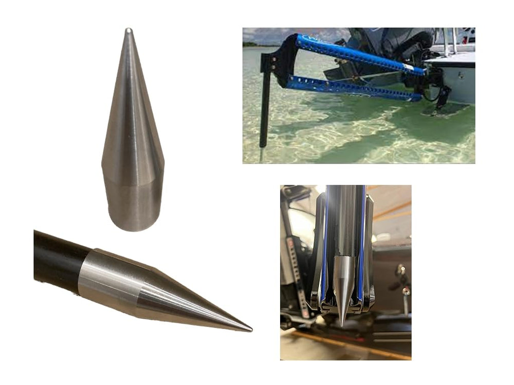 Salty Adventures Spear Tip demonstrates cutting action in dense sand.