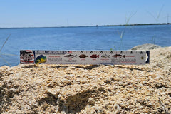 Leash point close-up on Salty Bones lawstick with clip-ready design to prevent loss.