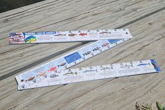 Measurement area on Salty Bones lawstick demonstrating 36-inch capacity when opened.