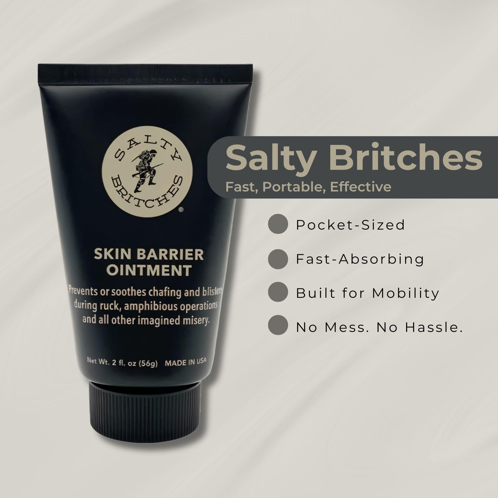 Runner applying Salty Britches during training