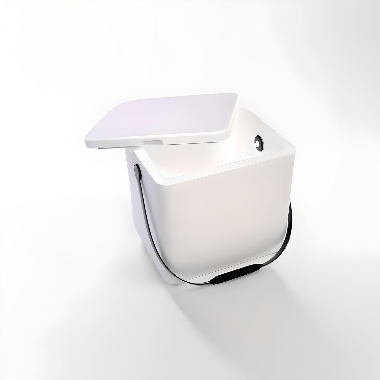 Salutem Vita 12qt cooler interior reveals insulated walls for long-lasting cold storage.