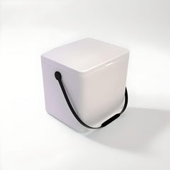 Salutem Vita 12qt cooler lid demonstrates secure, leak-proof closure during transport.