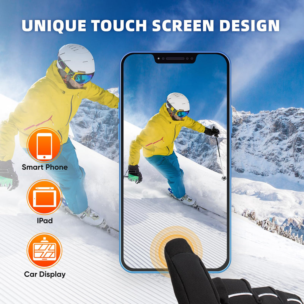 SAMLMAP heated gloves rugged-duty design stand up to motorcycle work and adventures.