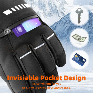 SAMLMAP heated gloves ergonomic-fit enhance dexterity for tasks and outdoors.