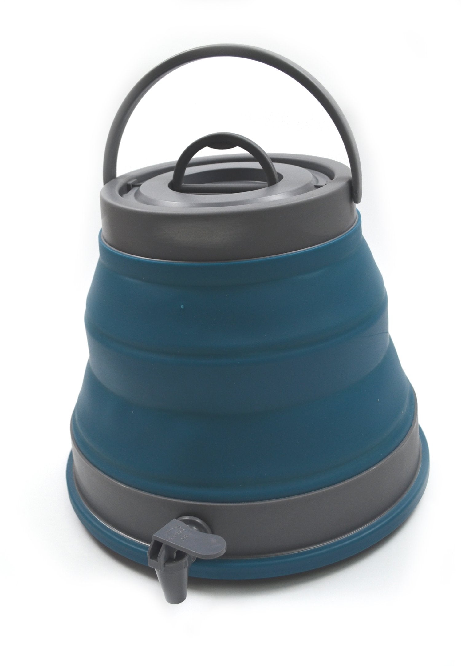 Sammart 12.5L collapsible water carrier with easy transport handle.