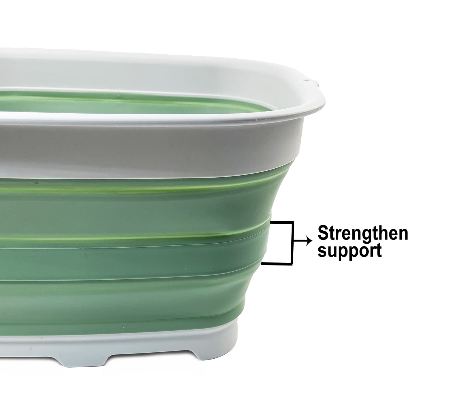 SAMMART dishpan with draining plug ready for draining water.