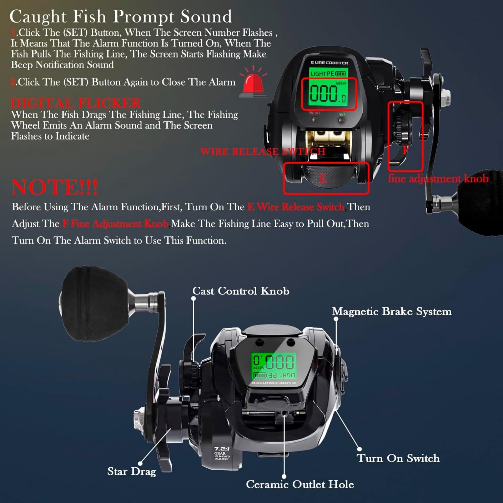 SAMOLLA baitcasting reel saltwater-ready gear resists corrosion for offshore use.
