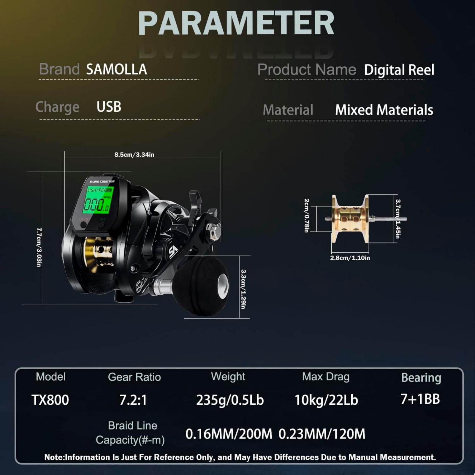 SAMOLLA drag system for saltwater use offers strong stopping power when fighting big species.