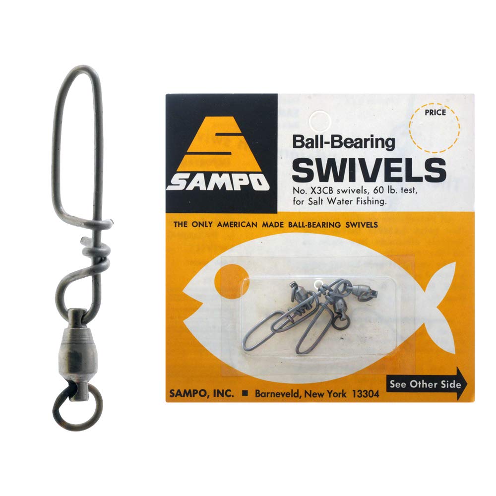 Sampo X3CB Coastlock Snap Swivel for reliable line twist control and quick tackle changes.